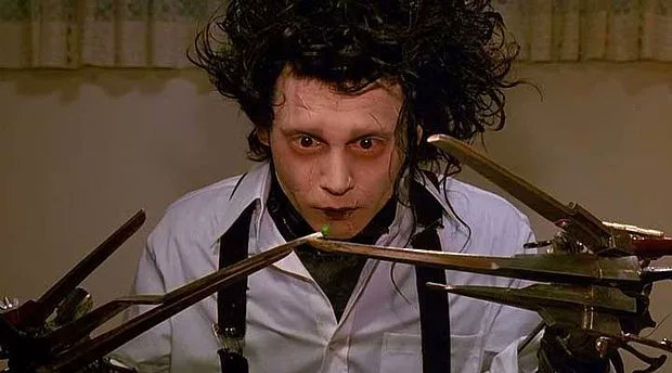 Edward Scissorhands ...