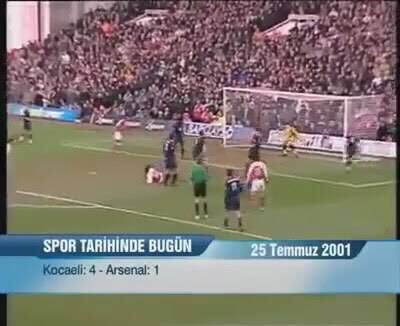 2001 yılında Kocaelispor...