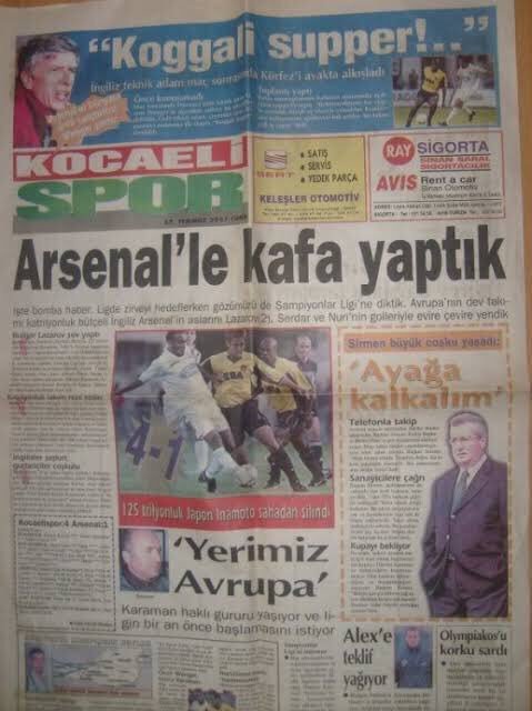 2001 yılında Kocaelispor...