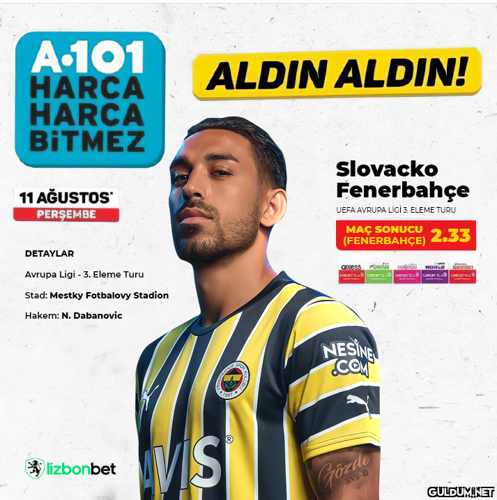 Bu oranlarla aldın aldın...