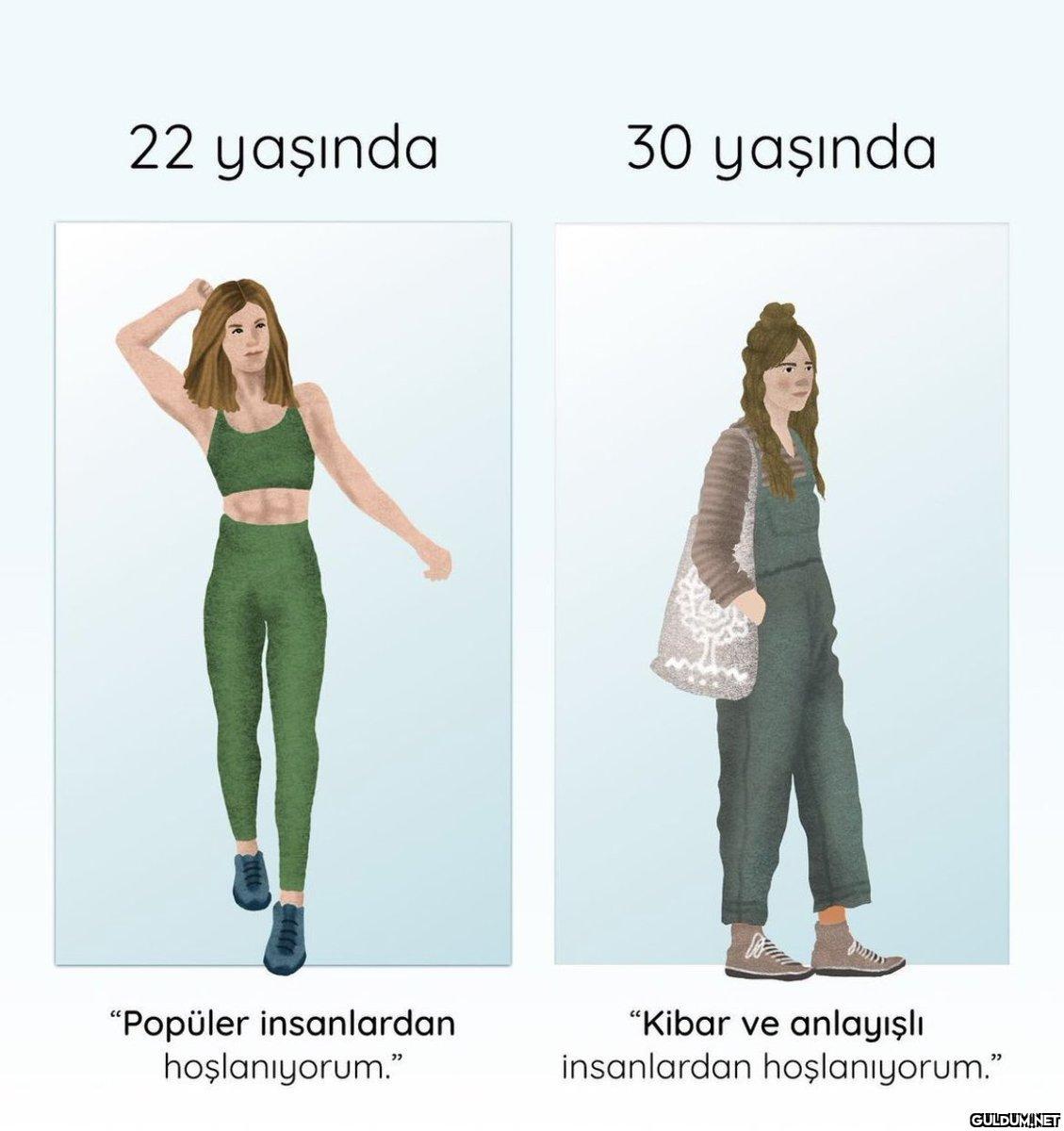 30 yaşında olduğumu...