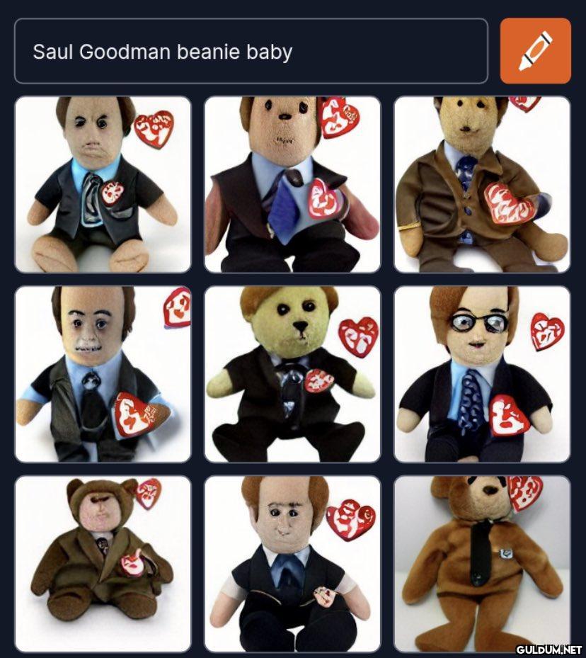 Saul Goodman beanie baby   Kaynak