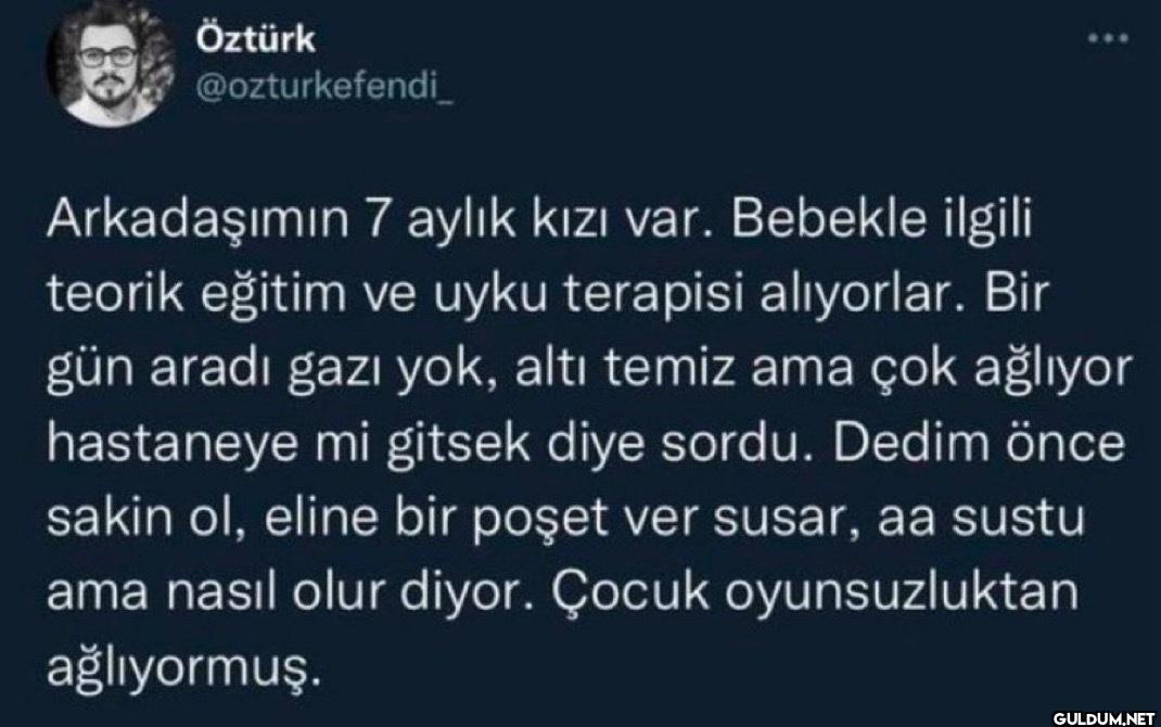 Arkadaşımın 7 aylık kızı...