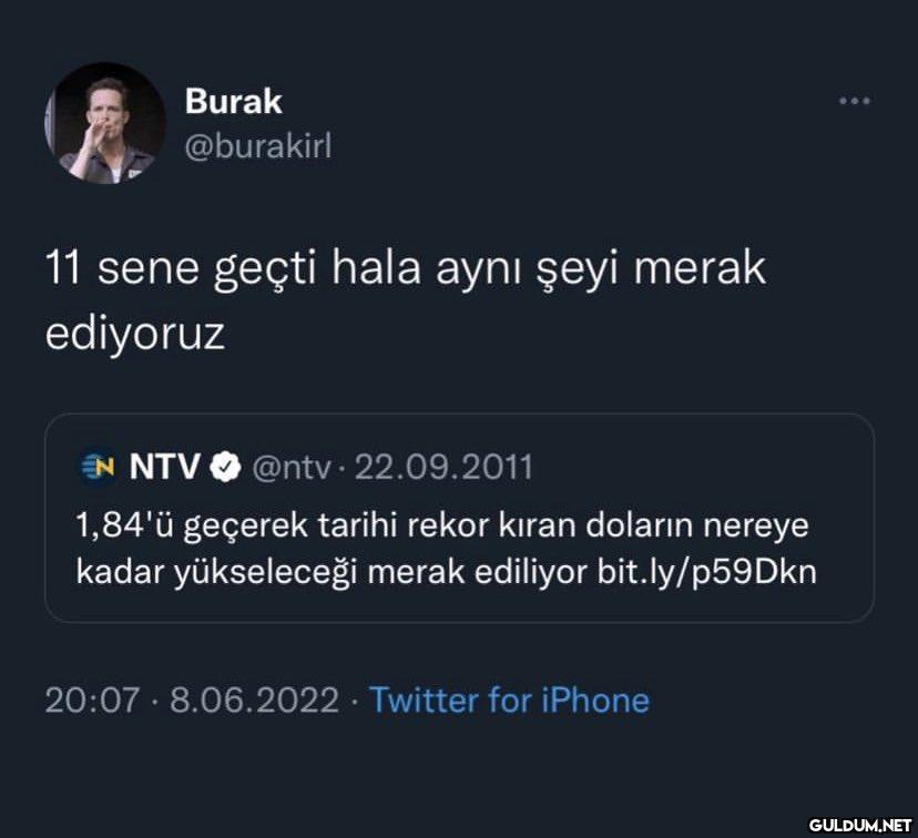 Burak @burakirl 11 sene...