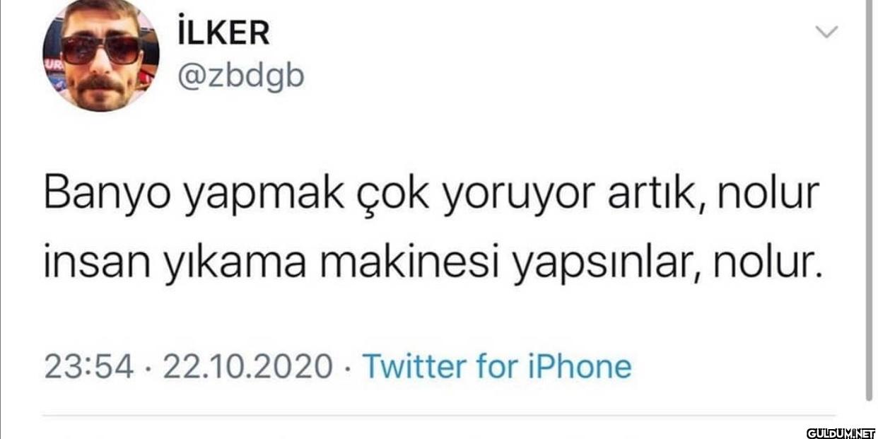Banyo yapmak çok yoruyor...