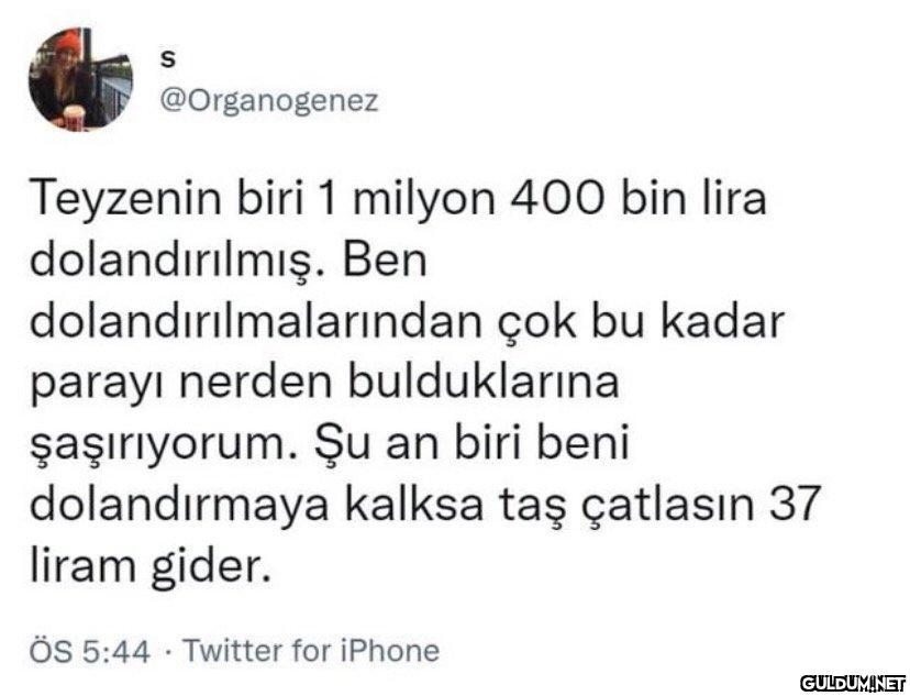 Benim ekonomik durum...
