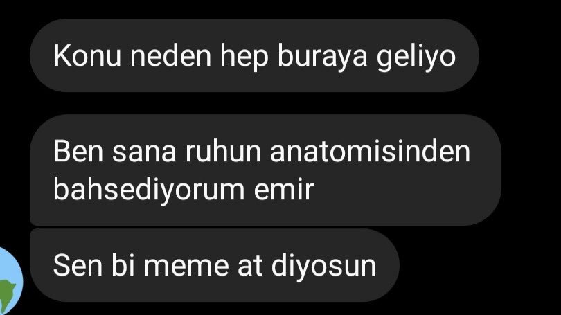 Konu neden hep buraya...