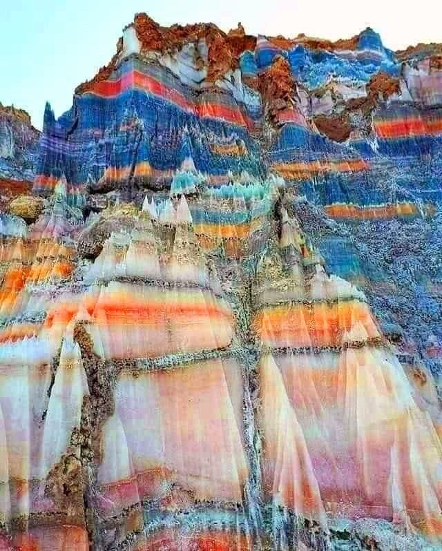 🌈Tuz Dağları, İran....
