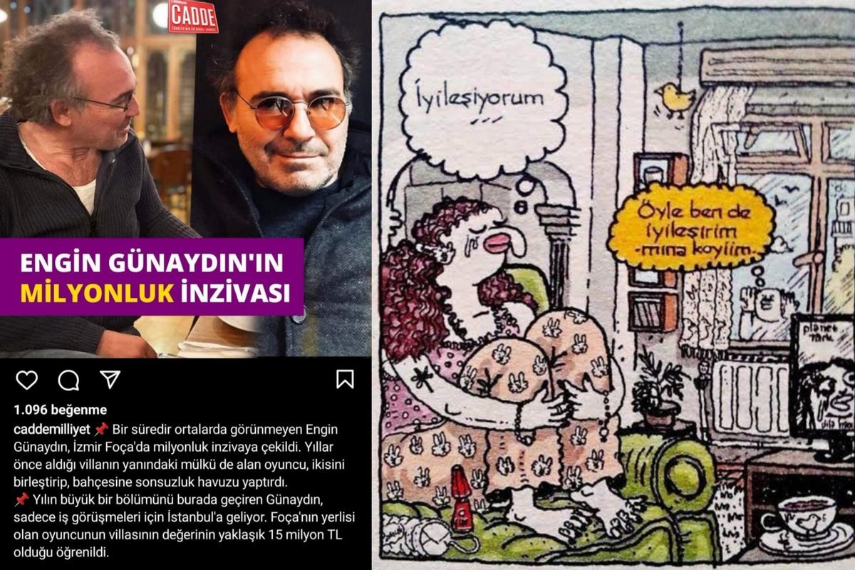 Öyle ben de inzivaya...