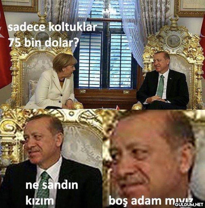 sadece koltuklar 75 bin...
