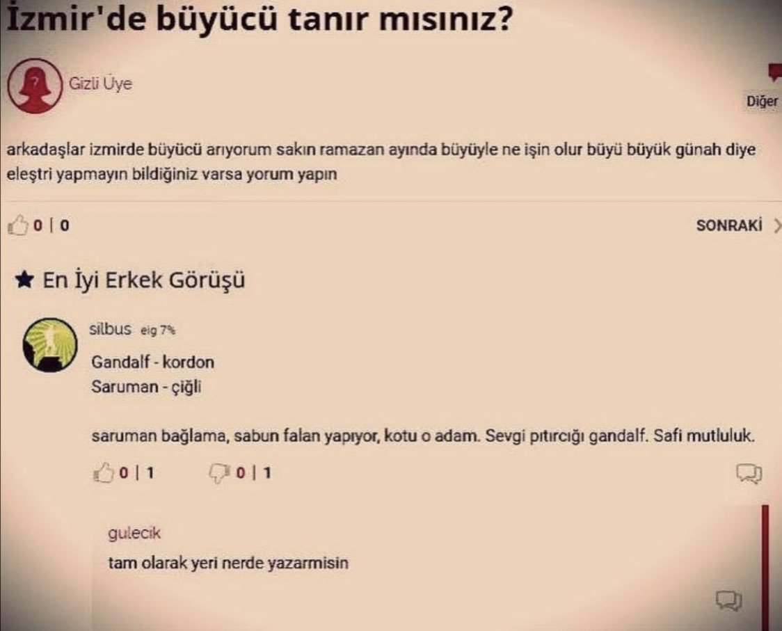 İzmir'de büyücü tanır...