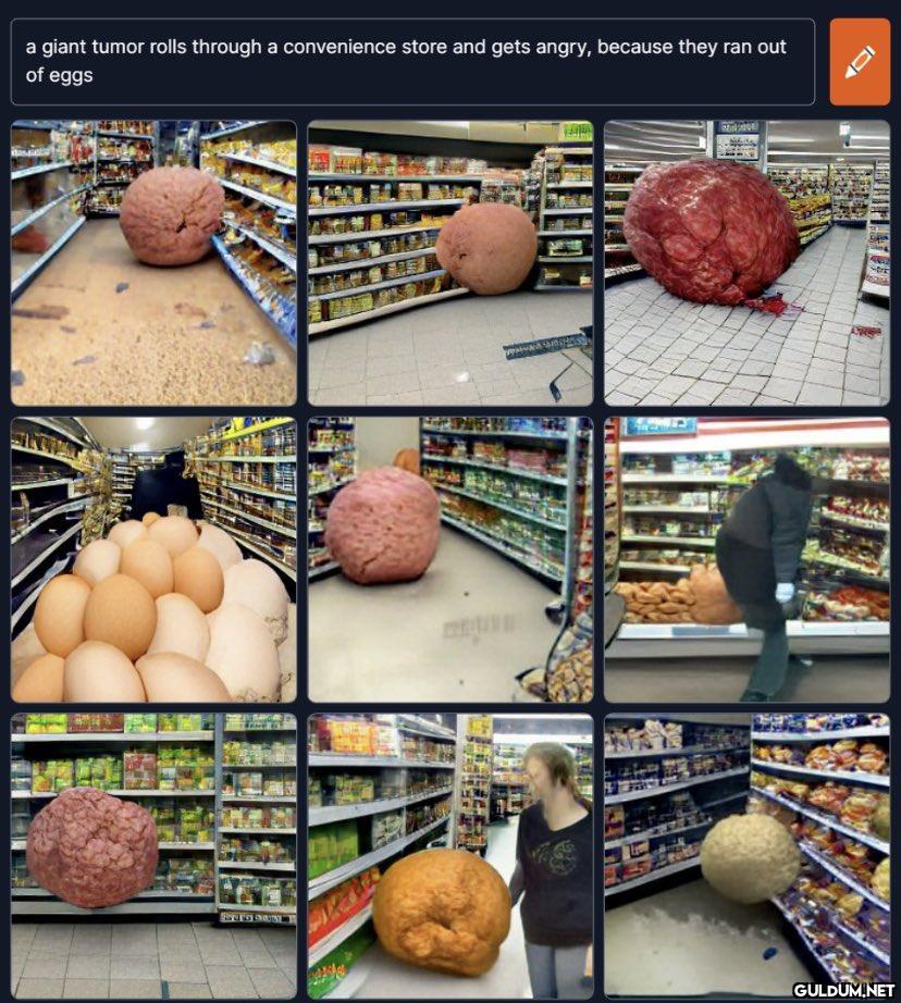 a giant tumor rolls...