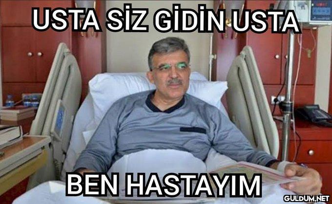 USTA SİZ GİDİN USTA BEN...