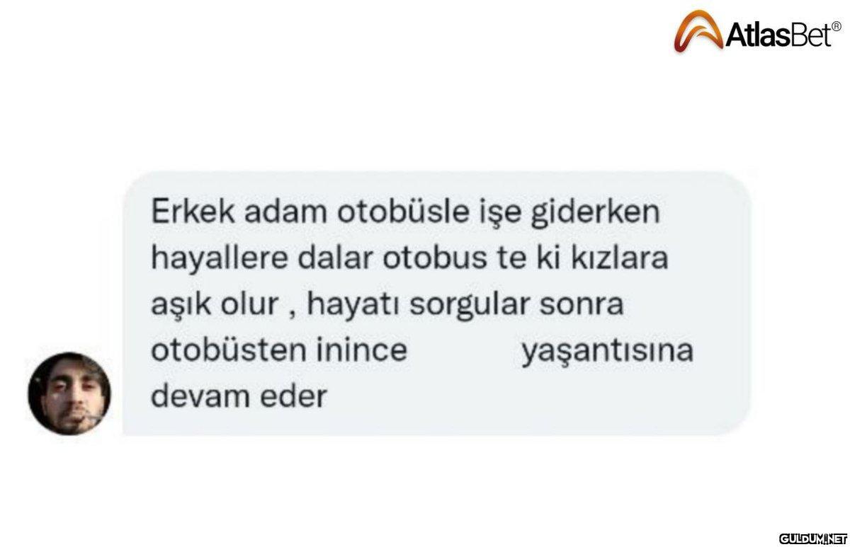 Erkek adam otobüsle işe...