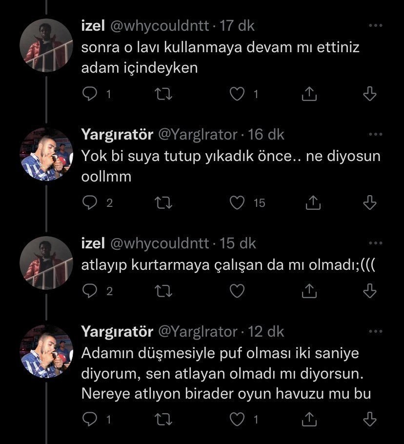 Yıllar geçse şu diyaloğu...