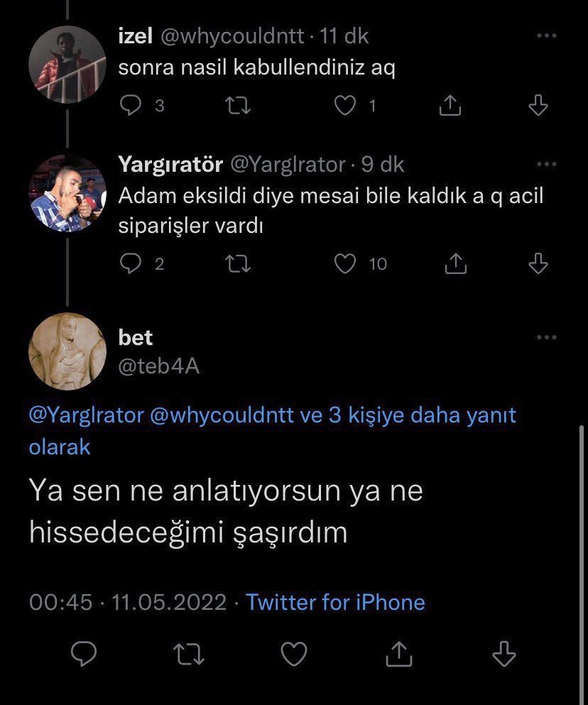 Yıllar geçse şu diyaloğu...