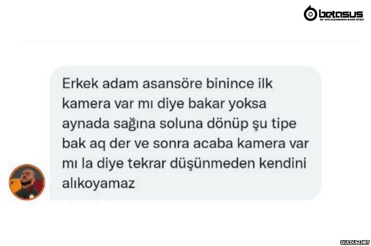 Erkek adam asansöre...