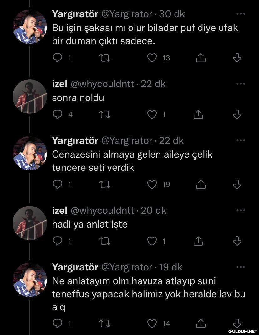 Yıllar geçse şu diyaloğu...