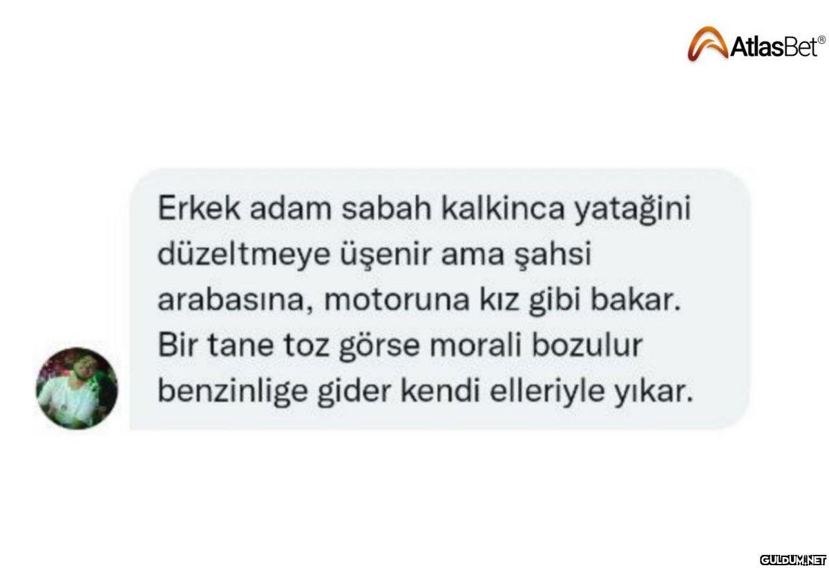 Erkek adam sabah kalkinca...
