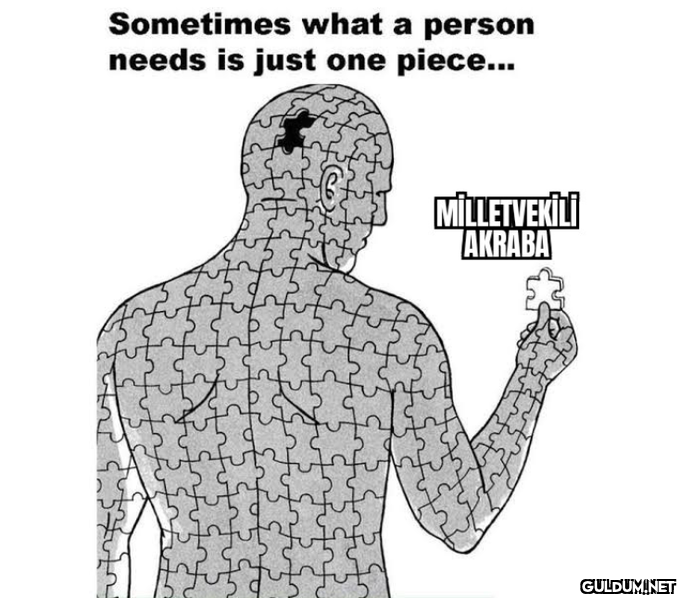 Sometimes what a person...