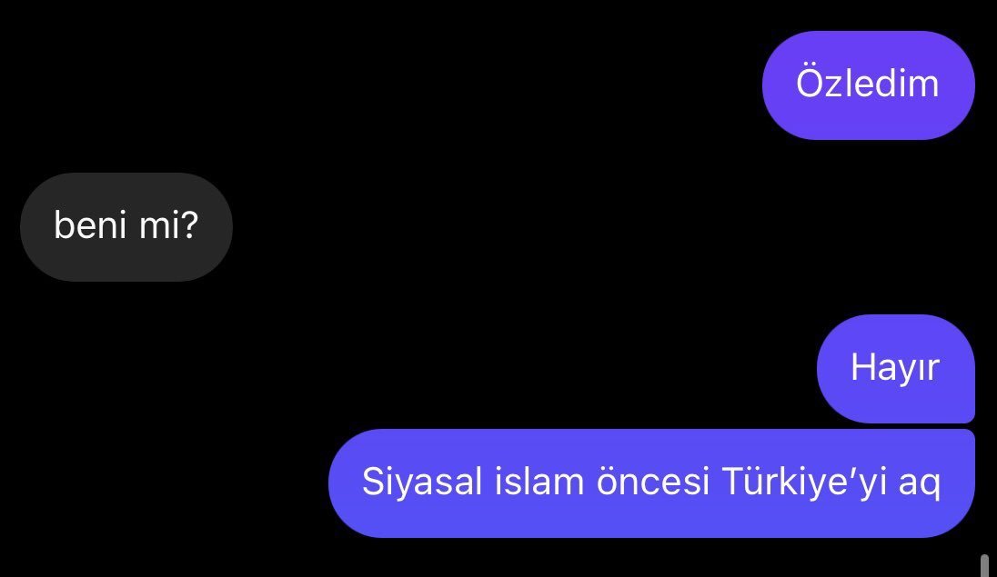 beni mi? Özledim Hayır...
