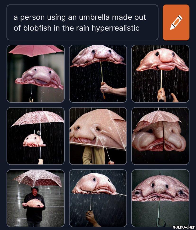 a person using an umbrella...