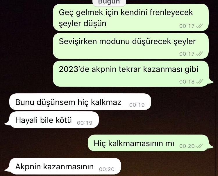 Bugur Geç gelmek için...
