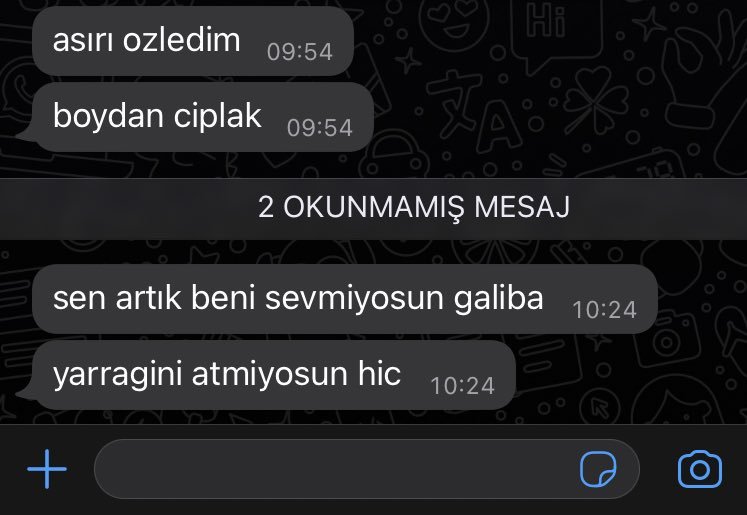 asırı ozledim 09:54 boydan...