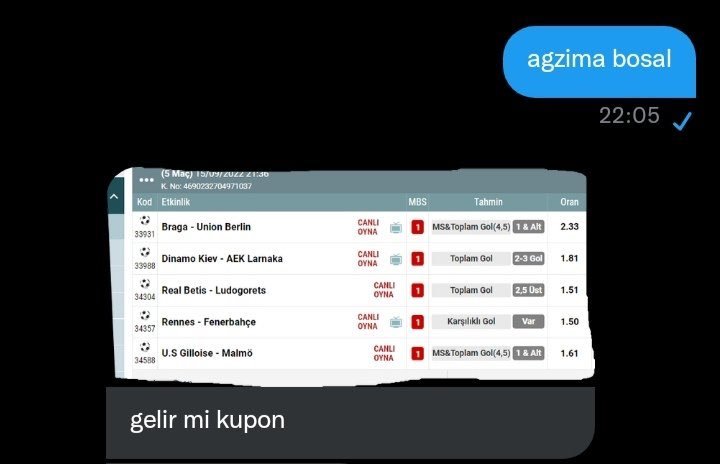erkek dediğin...