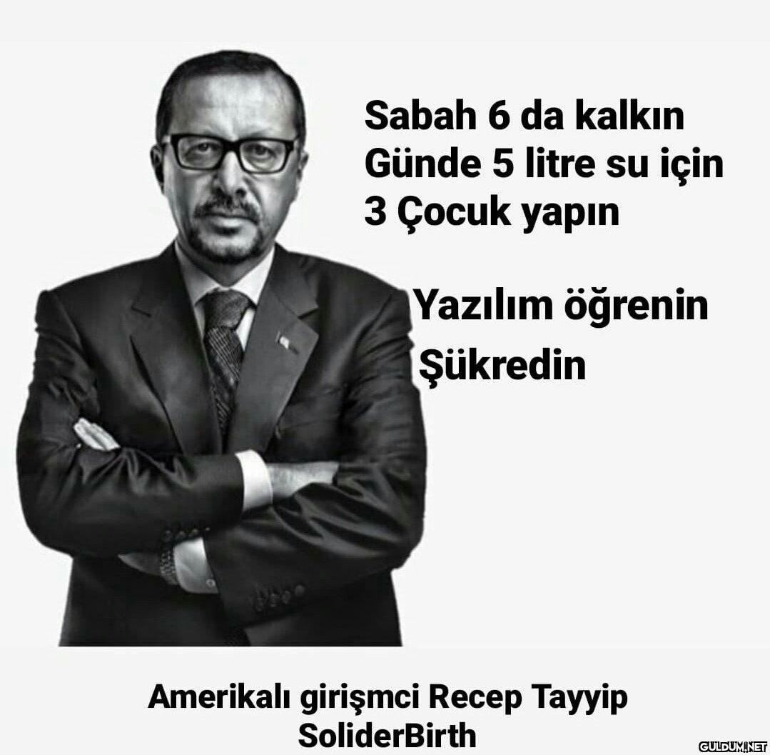 Sabah 6 da kalkın Günde 5...