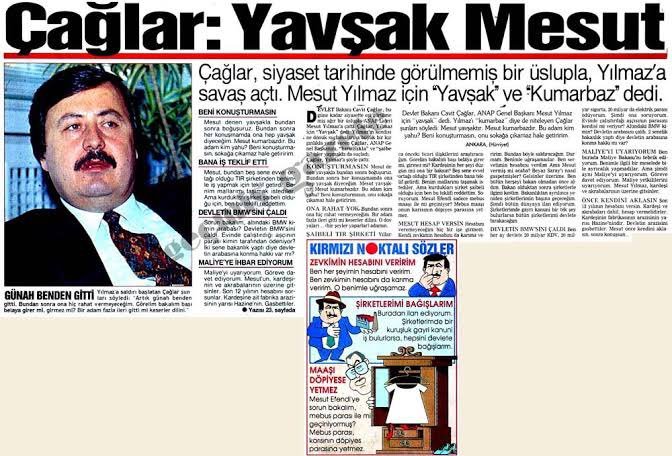 Cavit Çağlar'ın Mesut...