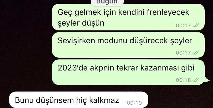 Bugur Geç gelmek için...
