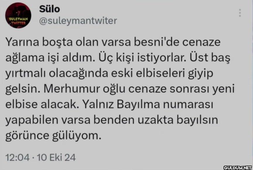 Yarına boşta olan varsa...