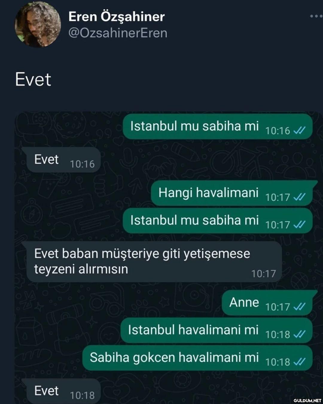 Evet Evet Eren Özşahiner...