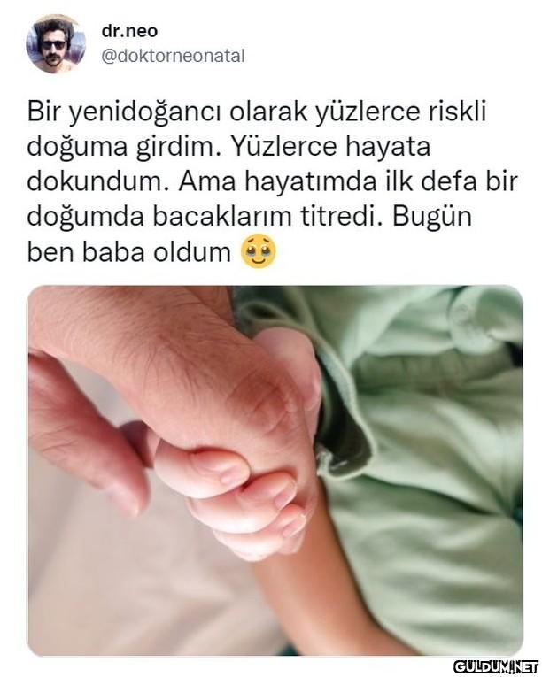 Baba olmak böyle bir şey...