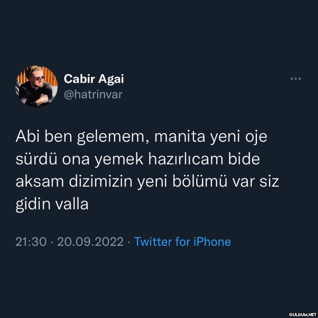 Cabir Agai @hatrinvar Abi...