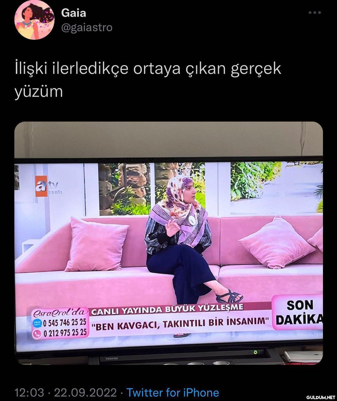 Gaia @gaiastro İlişki...