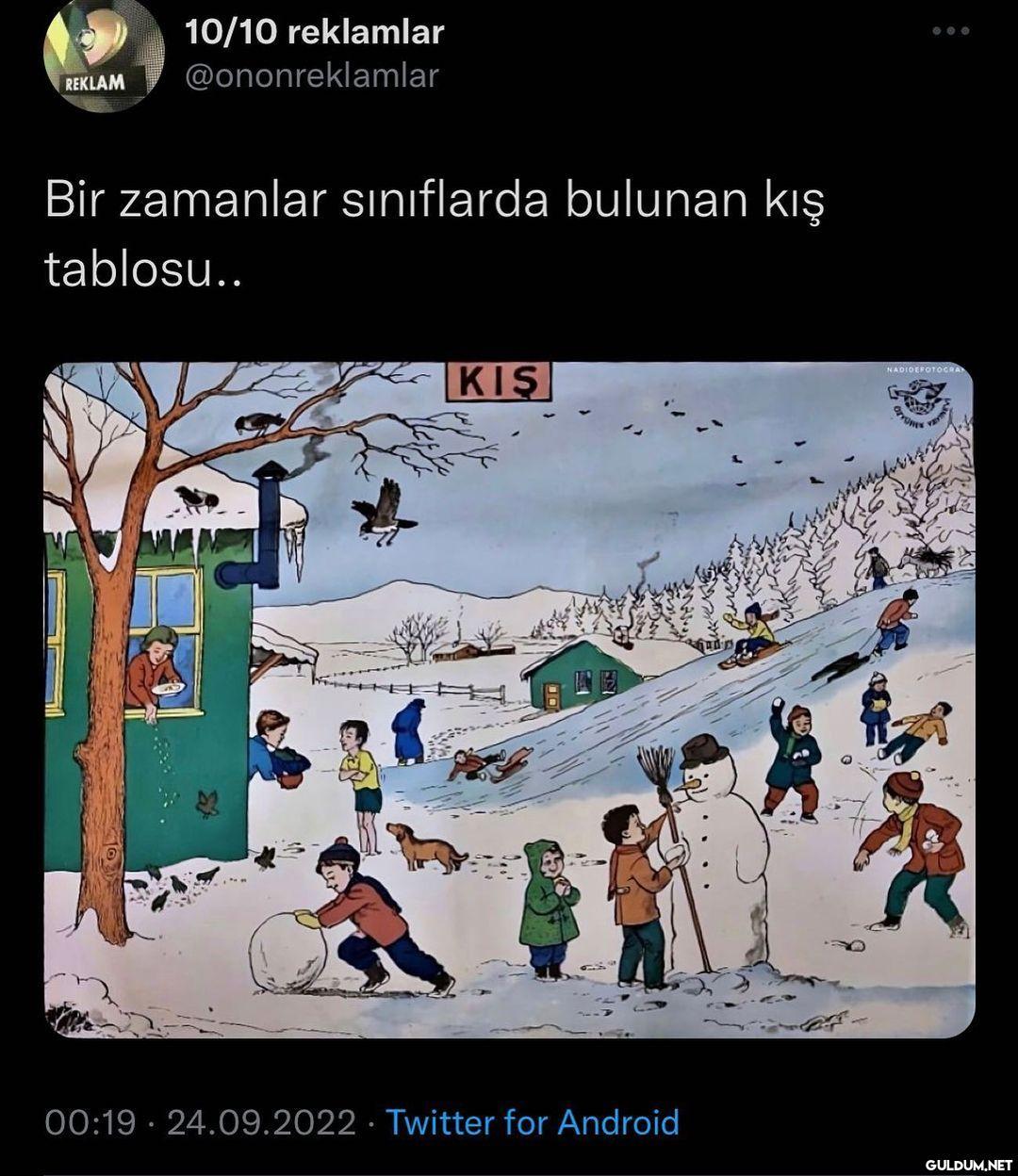 Kış tablosu olmasina...