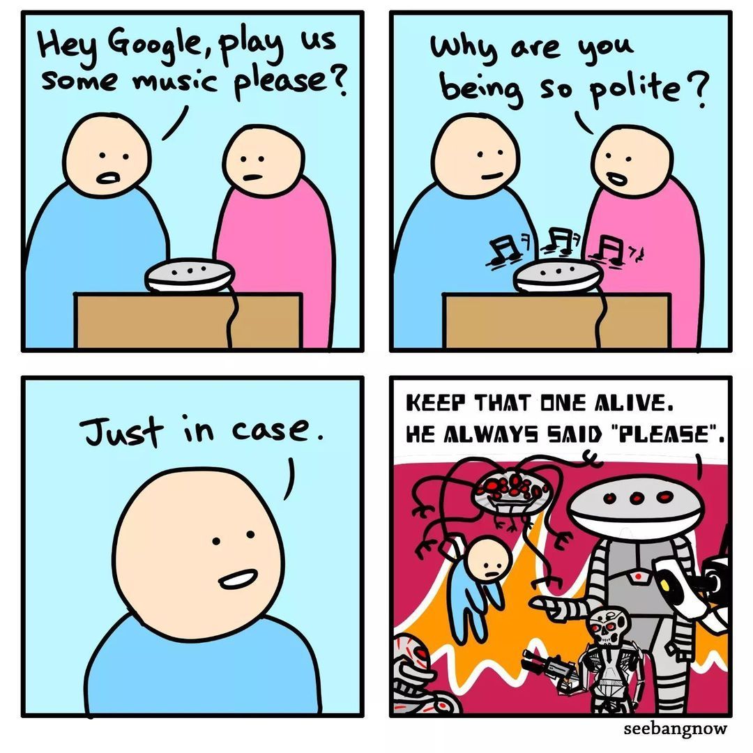 Remember to say thank you...