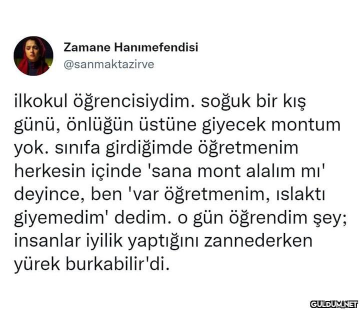 Zamane Hanımefendisi...