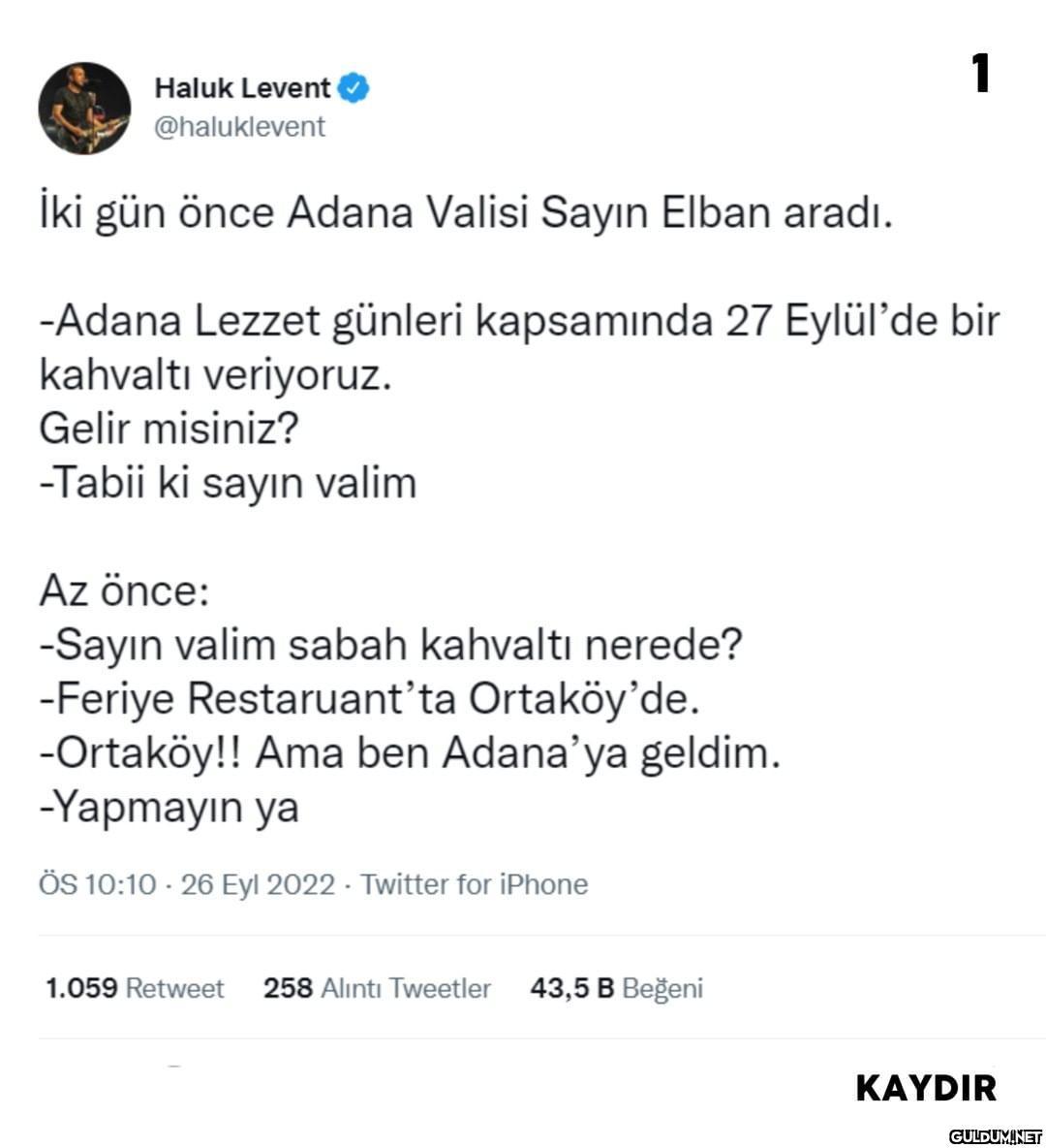 Neyse en azından...