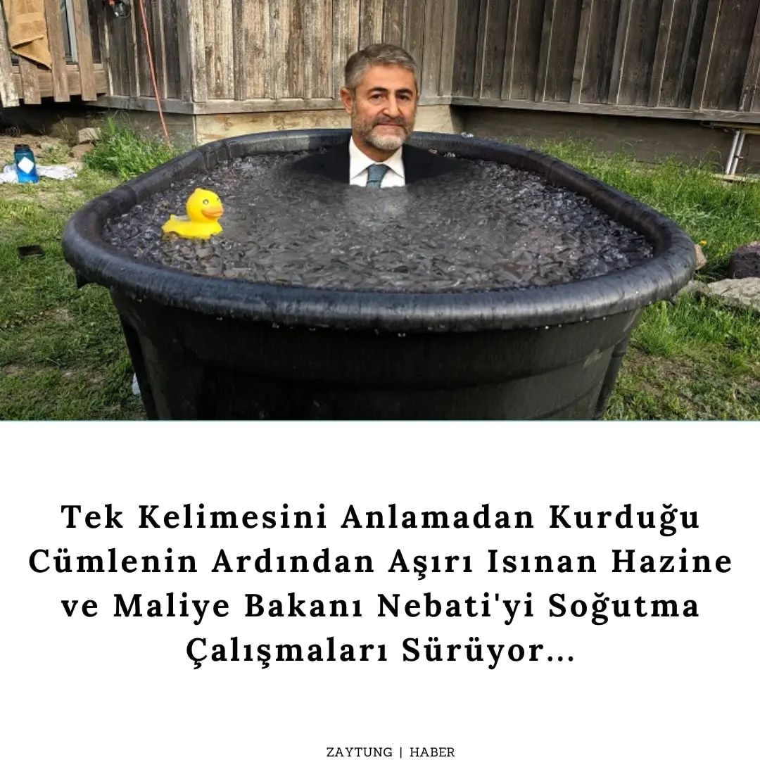 Bakan Nebati, önüne...