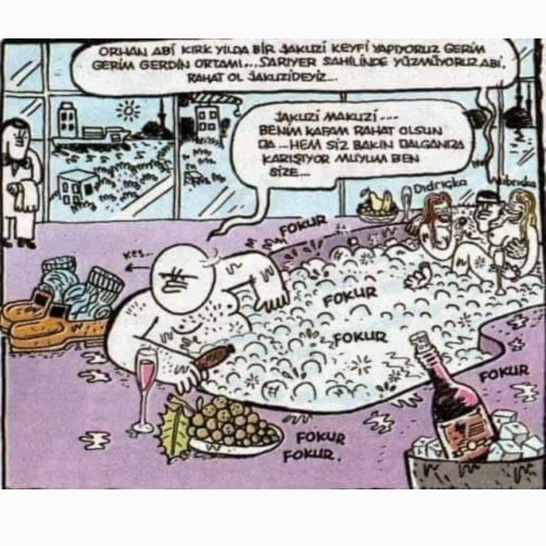 Orhan abi kırk yılda bir...