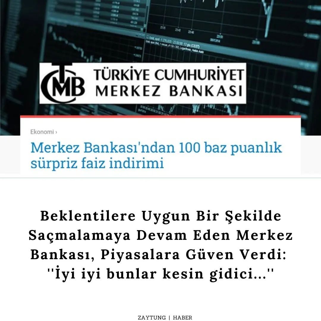 Merkez Bankası'nın yüzde...
