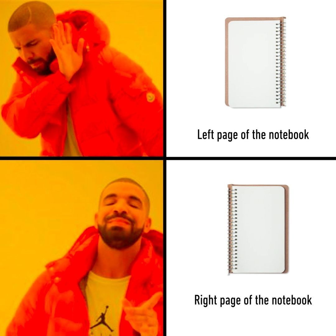 unless you are left-handed...