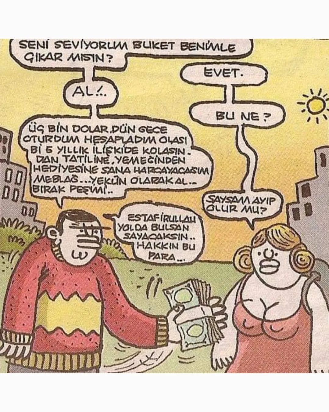 Olası bi 5 yıllık ilişkide...