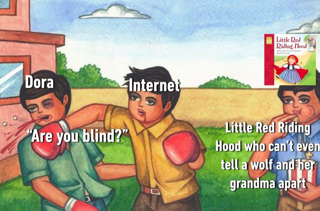 Oh Granny, what big eyes...