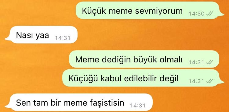Nası yaa 14:31 Küçük meme...