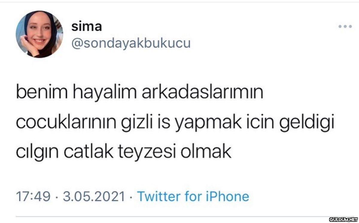 sima @sondayakbukucu benim...