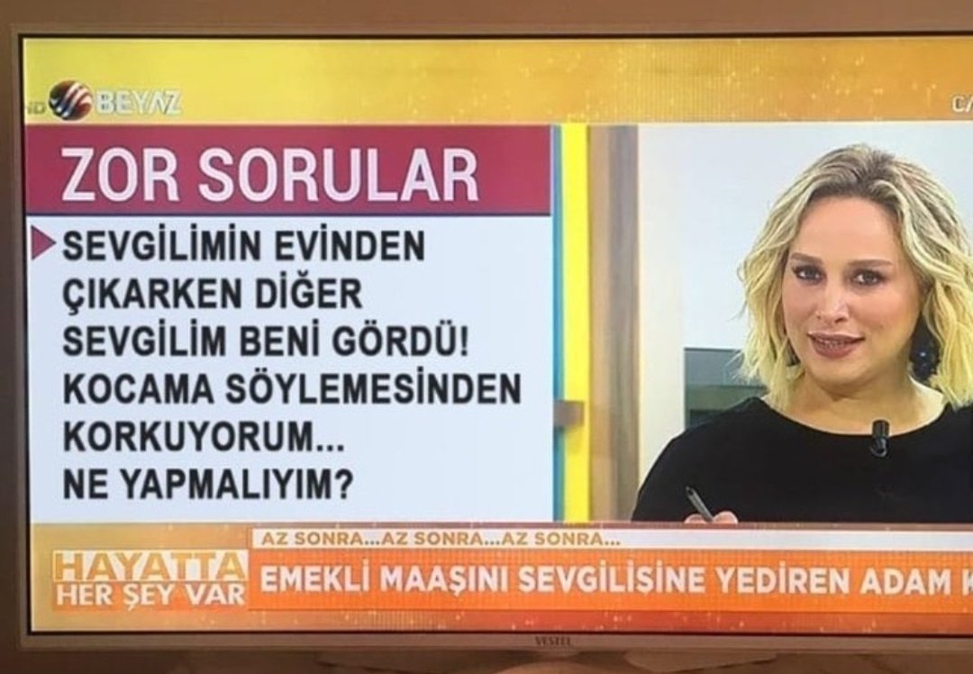 NOBEYAZ ZOR SORULAR...